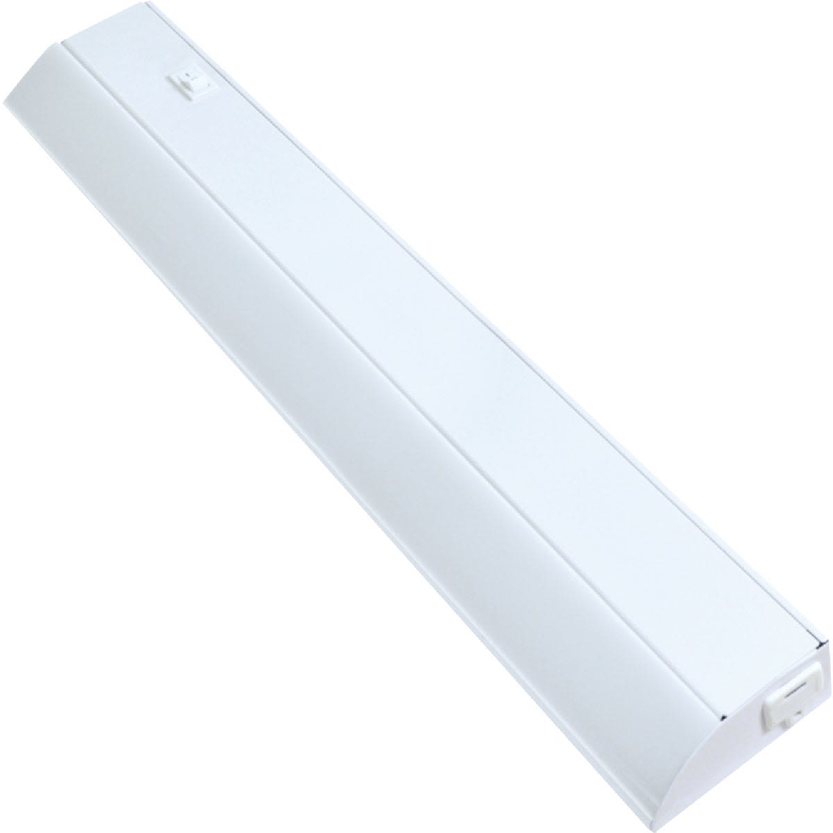 White LED under cabinet light bar with frosted diffuser for smooth indoor lighting in Electrical and Lighting collections under $50