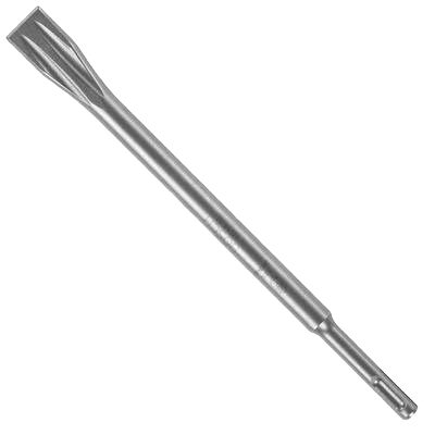 Metal SDS-plus flat chisel for demolition and adjustment tasks in Bosch power tool accessories under $50 collection