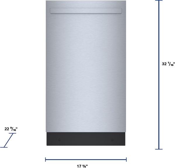 800 Series, Dishwasher, 17 3/4'', Stainless steel