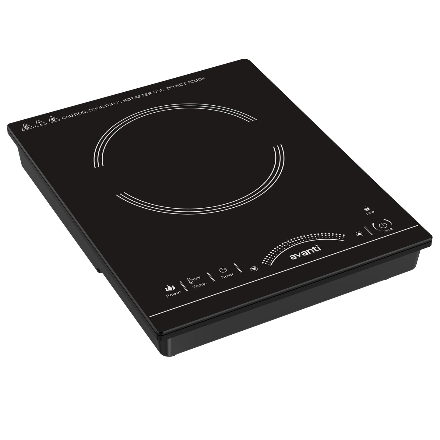Avanti Portable Induction Cooktop - Black