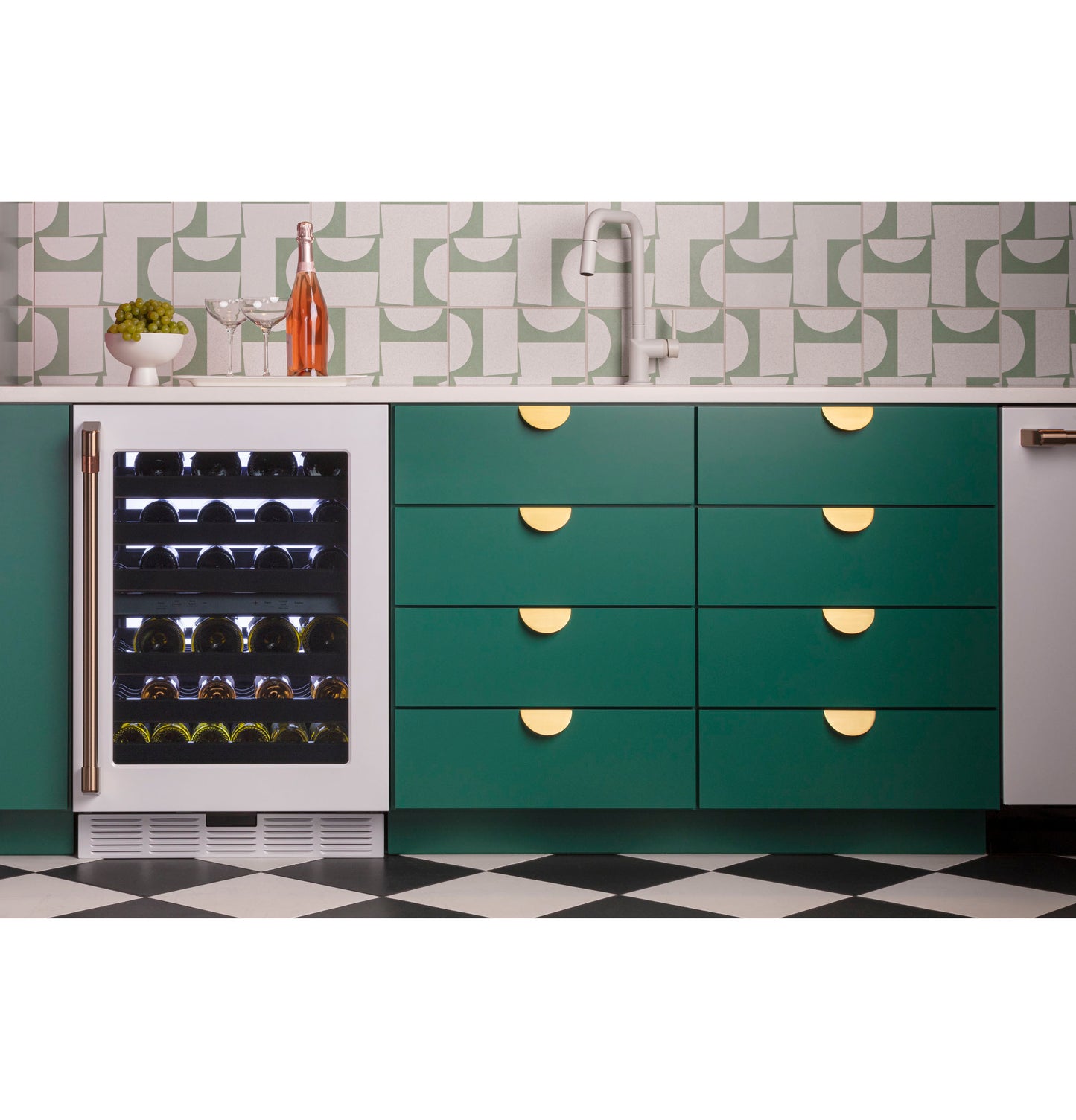 CAFÉ™ 46-Bottle Dual Zone Wine Cooler