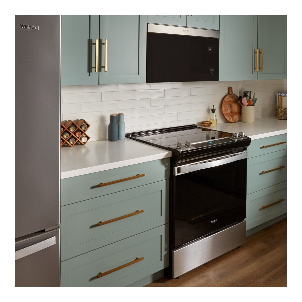 1.1 Cu. Ft. Flush Mount Microwave with Turntable-Free Design