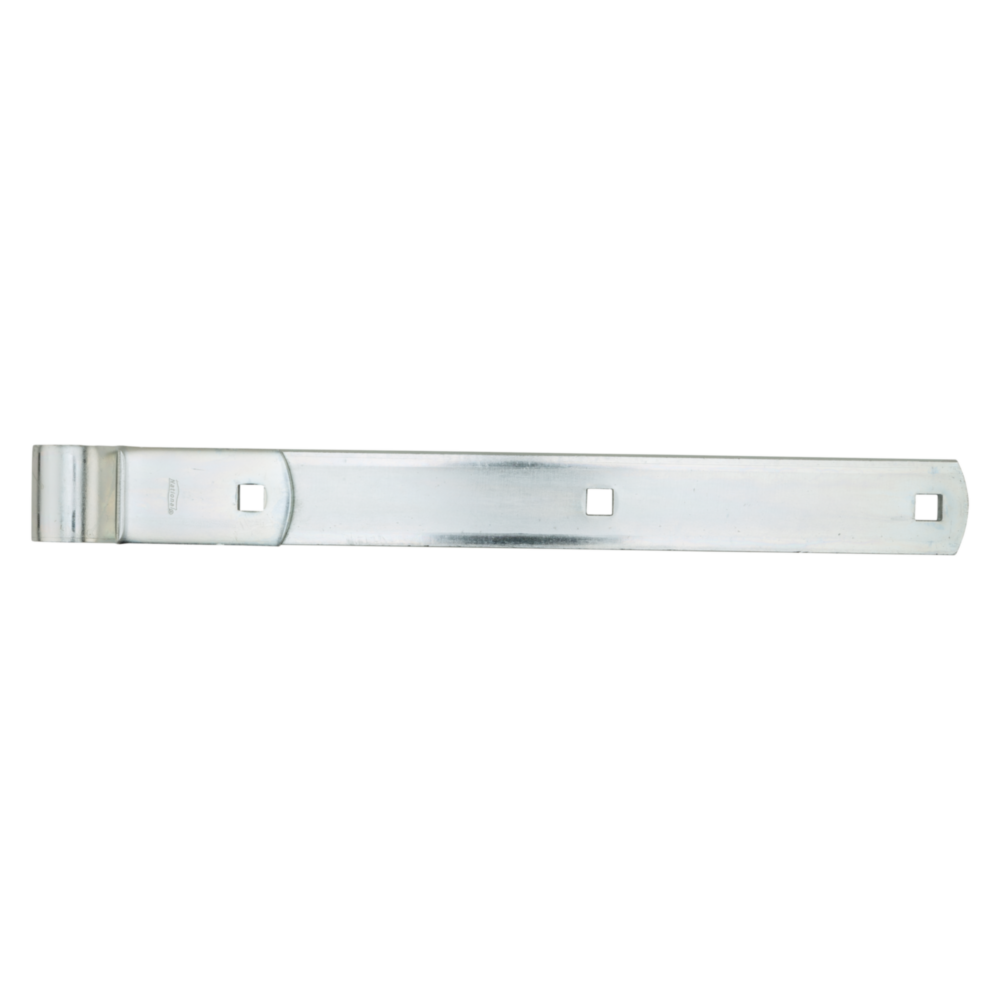 14-inch zinc-plated hinge strap made of durable steel for door and gate accessories in home improvement collections