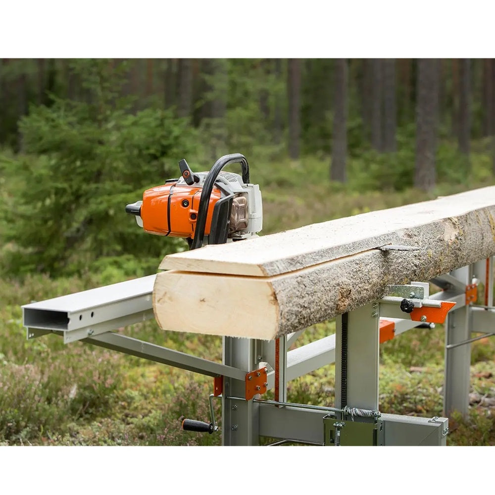 LOGOSOL F2 Chain Sawmill with Two Log Lifts – Durable & Precise
