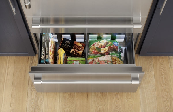 Freedom®, Built-in Bottom Freezer, 36'', Stainless Steel