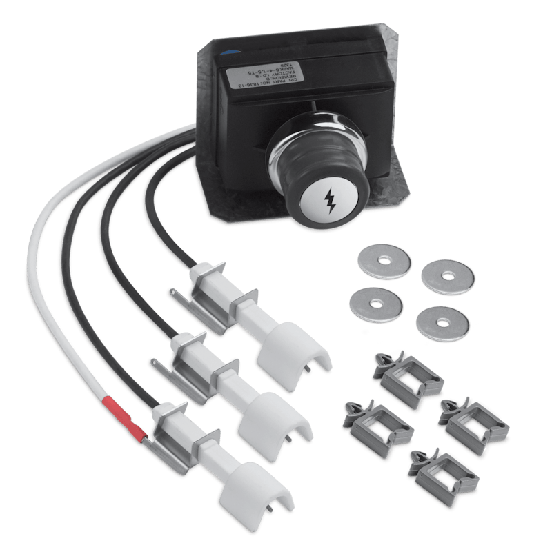 Replacement ignitor kit with mounted control panel and wiring for gas grills in outdoor living and grill accessories collections