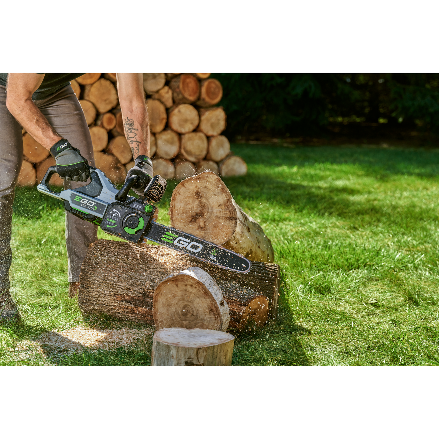 EGO Power+ 16" Chain Saw with 4.0Ah Battery and Standard Charger