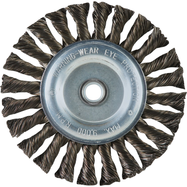 Weiler Brush Twist Knot Wire Wheel for Bench Grinders – Hartville