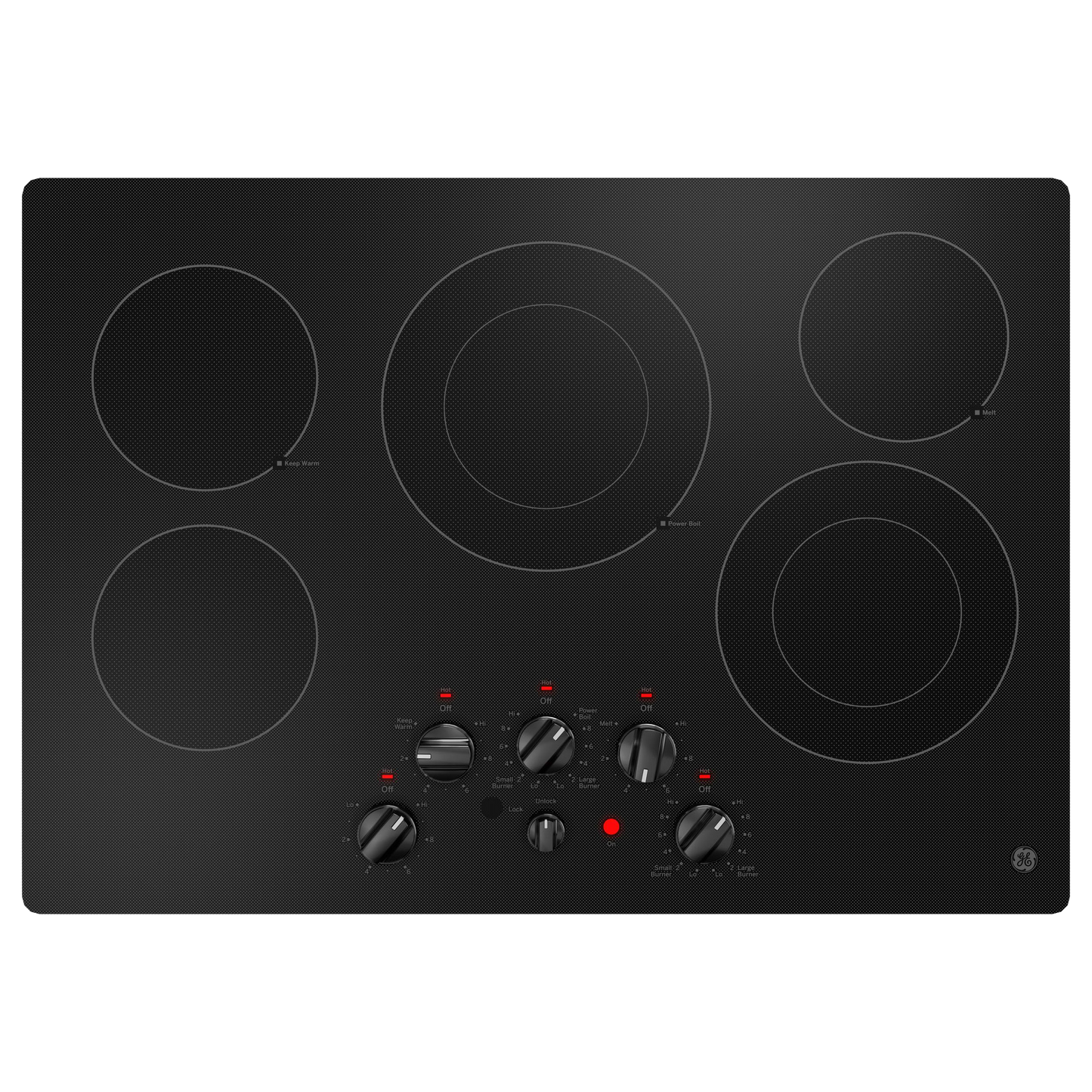 GE® 30" Built-In knob Control Electric Cooktop