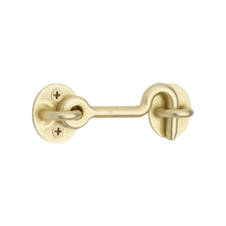 Matte brushed gold door privacy hook for sliding doors in door accessories and home improvement collections under $50