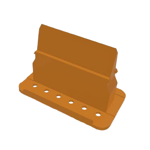 Brown electrical connector terminal with multiple round pin slots for industrial and home improvement use
