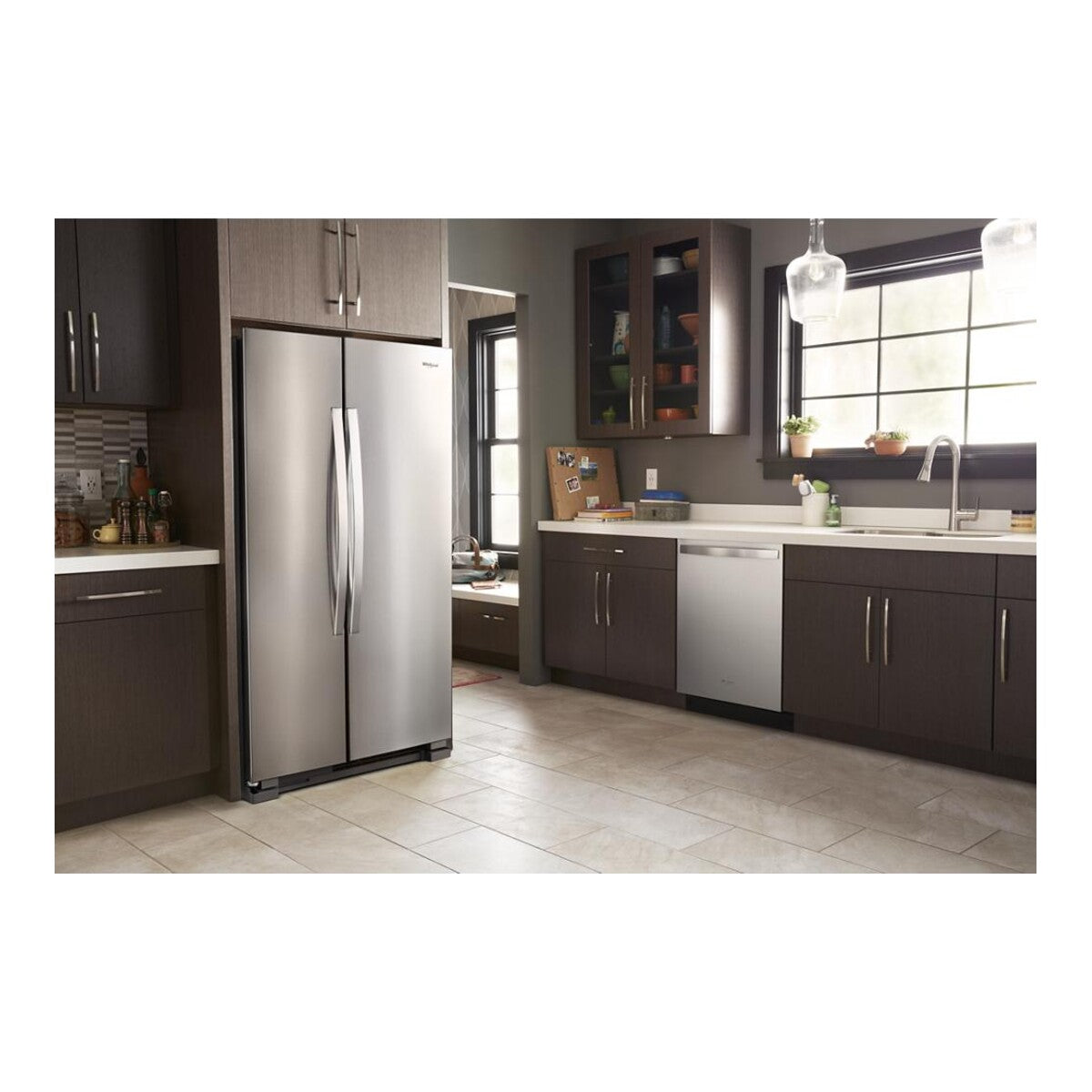 36-inch Wide Side-by-Side Refrigerator - 25 cu. ft.