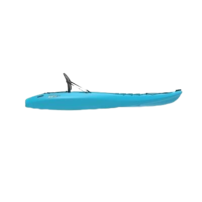 Bright blue sit-on-top recreational kayak with adjustable backrest, ideal for outdoor games and Toys & Games collection