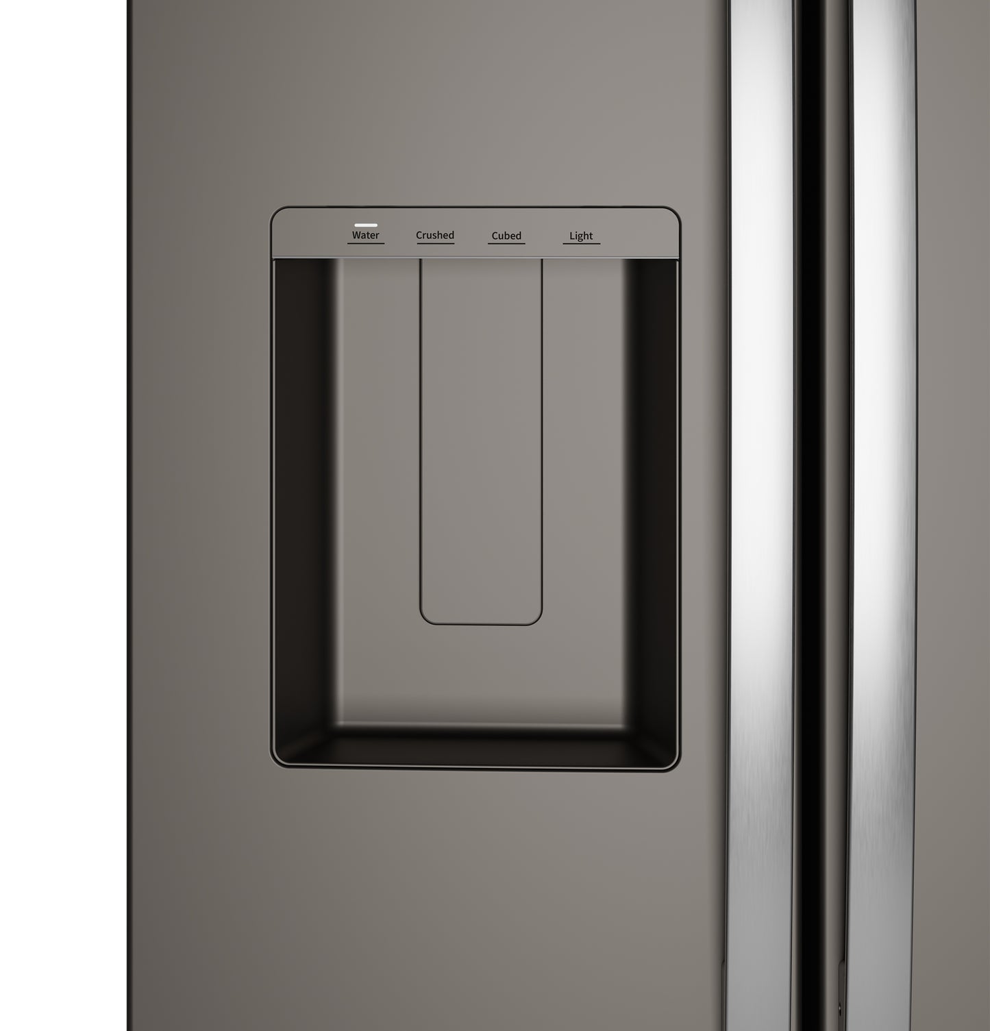 GE® 23.6 Cu. Ft. Counter-Depth Side-By-Side Refrigerator with Extra Tall Dispenser and In-Door Icemaker
