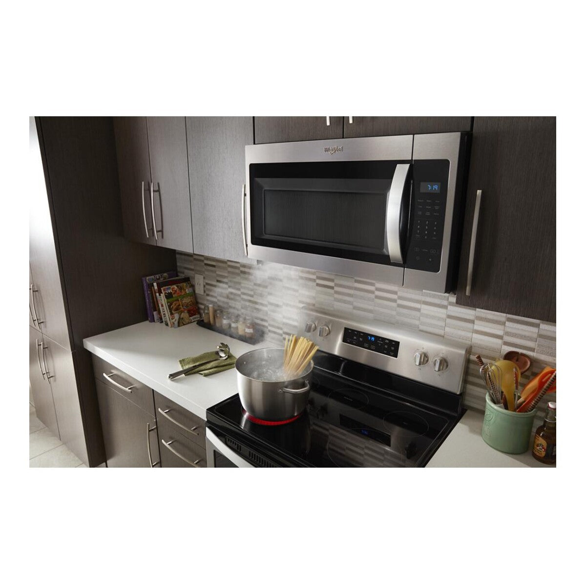 1.7 cu. ft. Microwave Hood Combination with Electronic Touch Controls