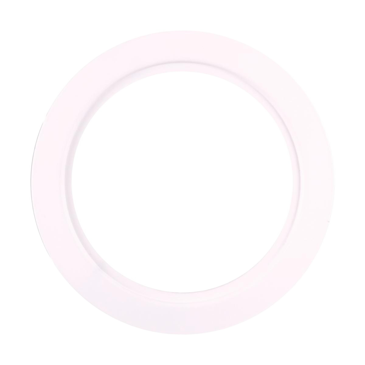White circular goof ring trim for remote lighting installation in home improvement and electrical supplies under $50 category