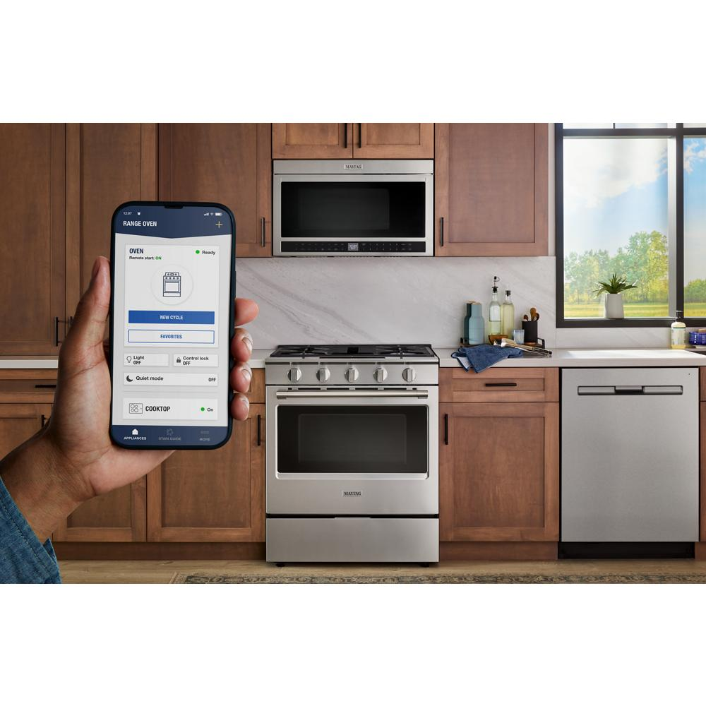 30-Inch Wide Slide-In Gas Range with Grill Mode and No Preheat Air Fry - 5.0 Cu. Ft.