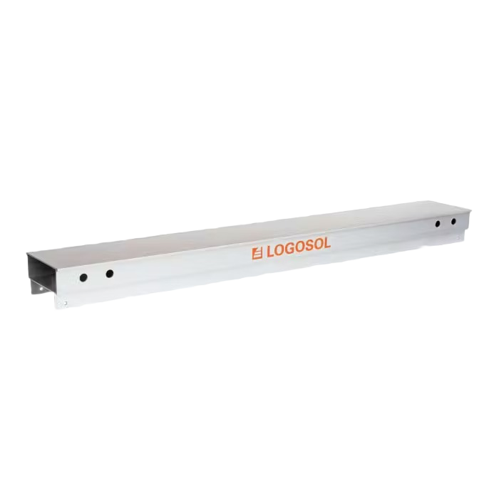 Aluminum guide rail extension bar with LOGOSOL branding for Timberjig systems in Tools and Home Improvement collections