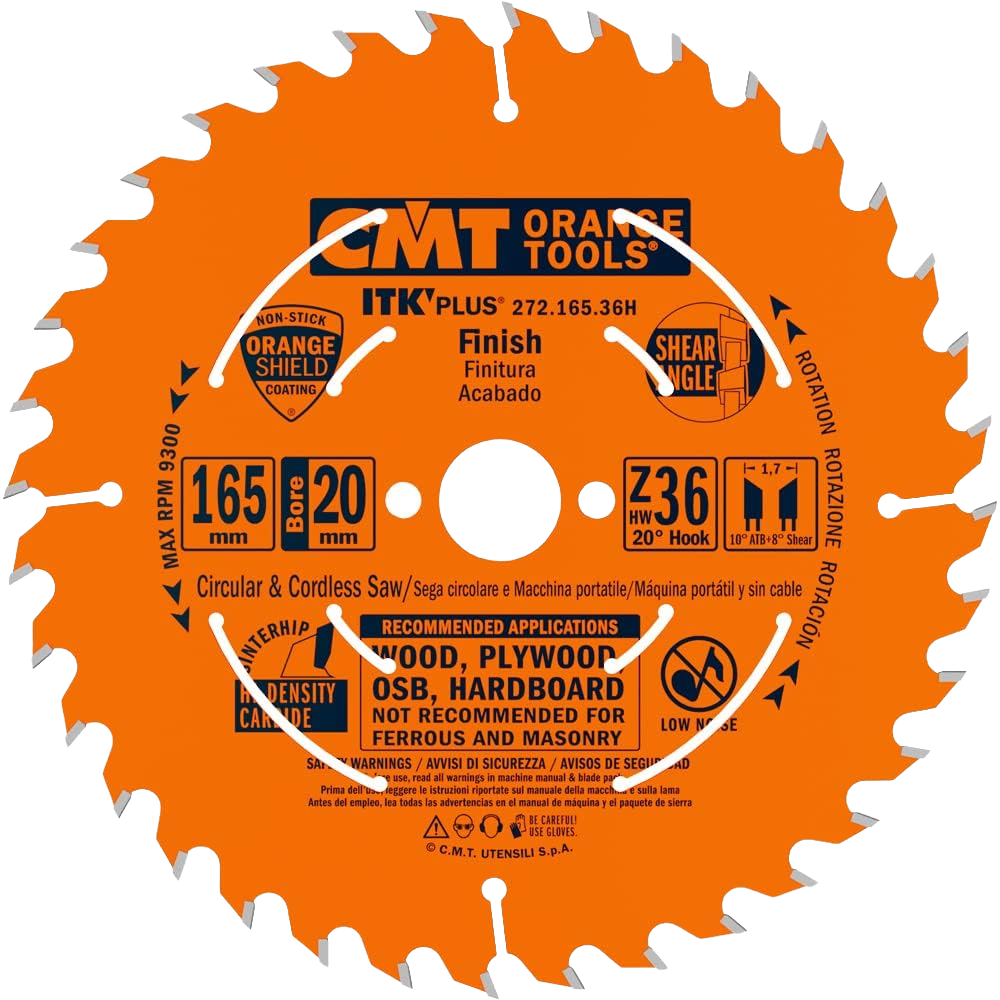 CMT Orange Tools 6-1/2" 36T Finish Saw Blade