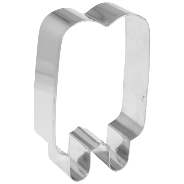 3.75-inch tinplated steel twin pop-shaped cookie cutter for creative baking in kitchenware and bakeware collections