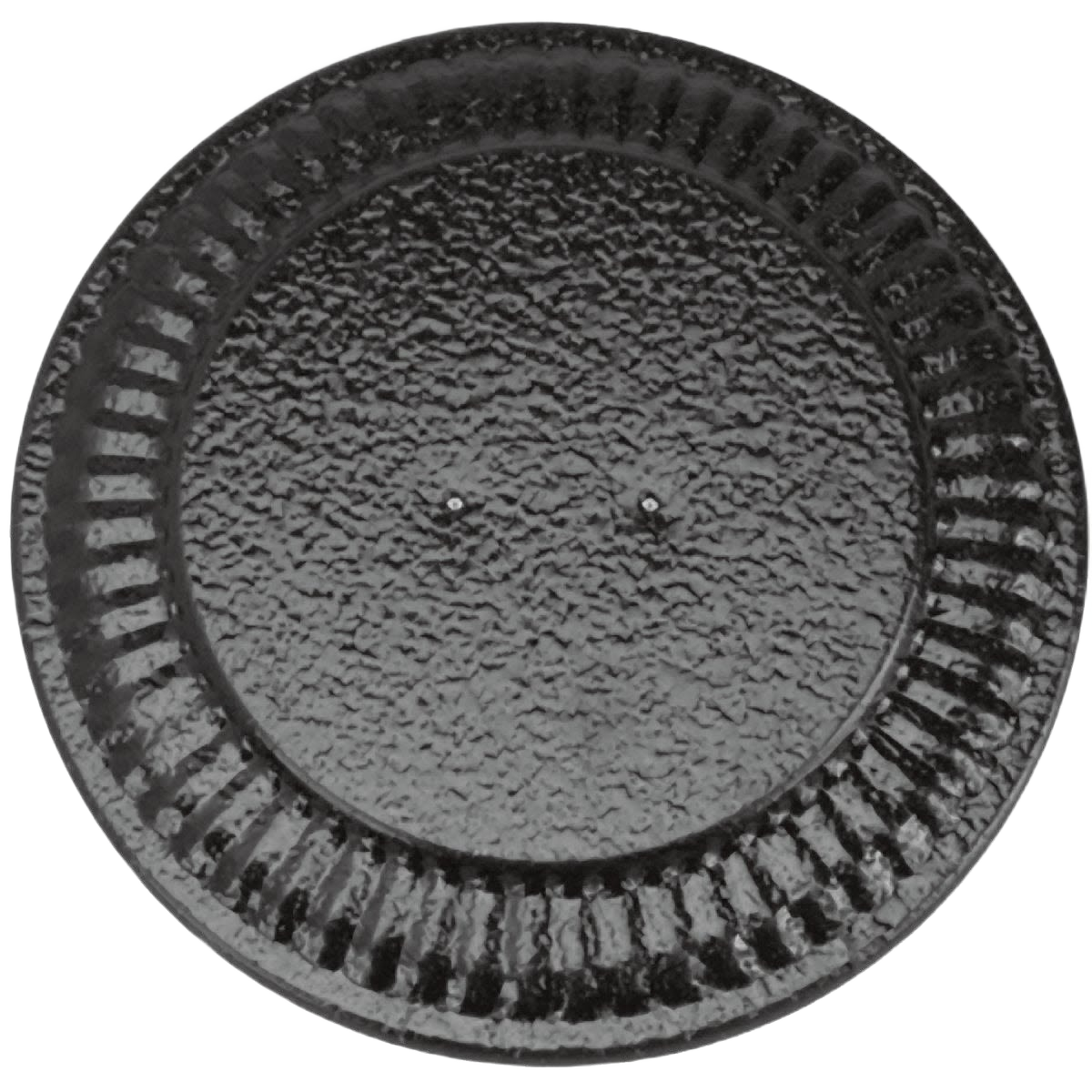 Black adjustable flue stop with textured finish for plumbing and home improvement projects under $50