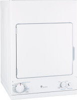 GE Spacemaker® 240V 3.6 cu. ft. Capacity Stationary Electric Dryer