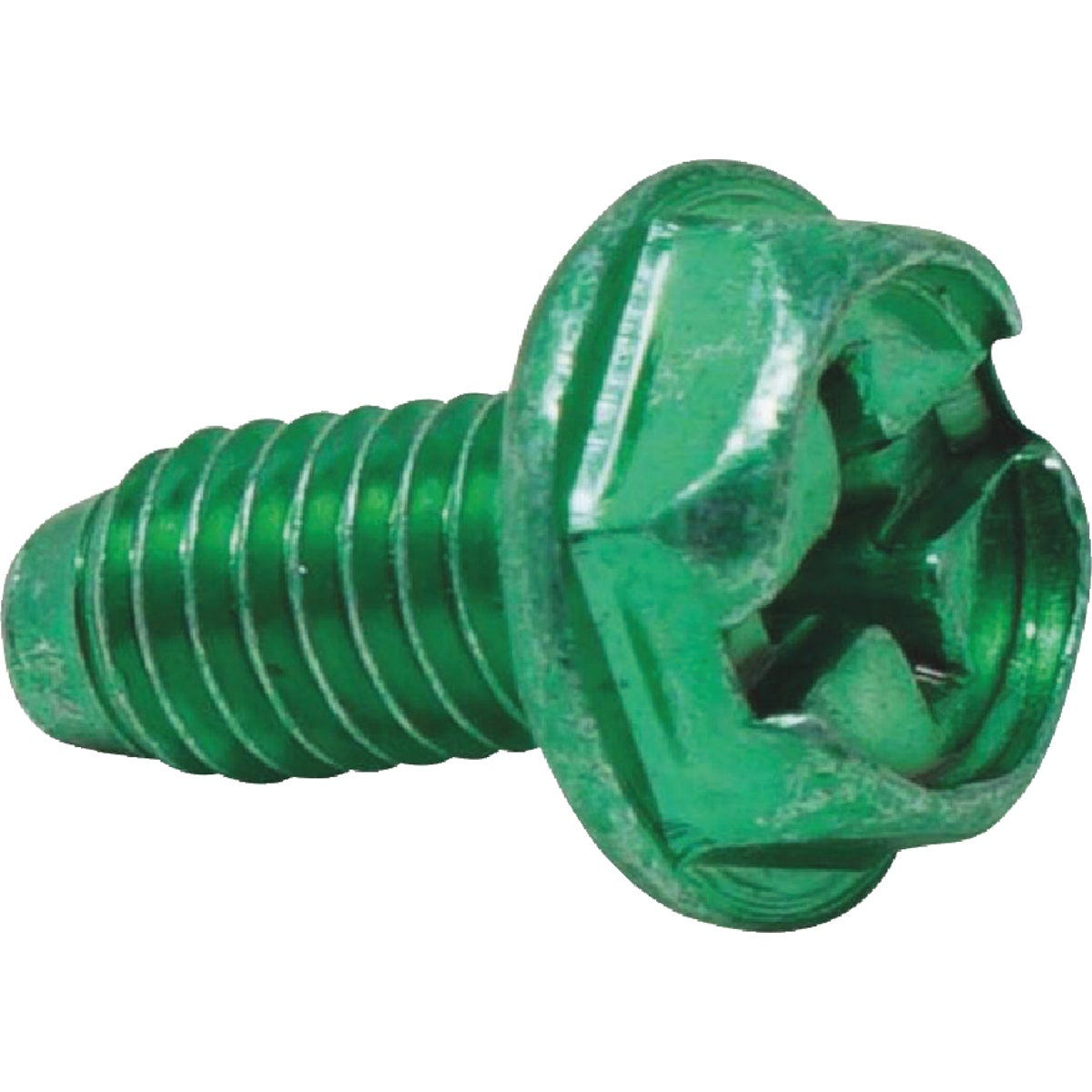 Green combination head grounding screw for electrical and home improvement uses under $50 collection