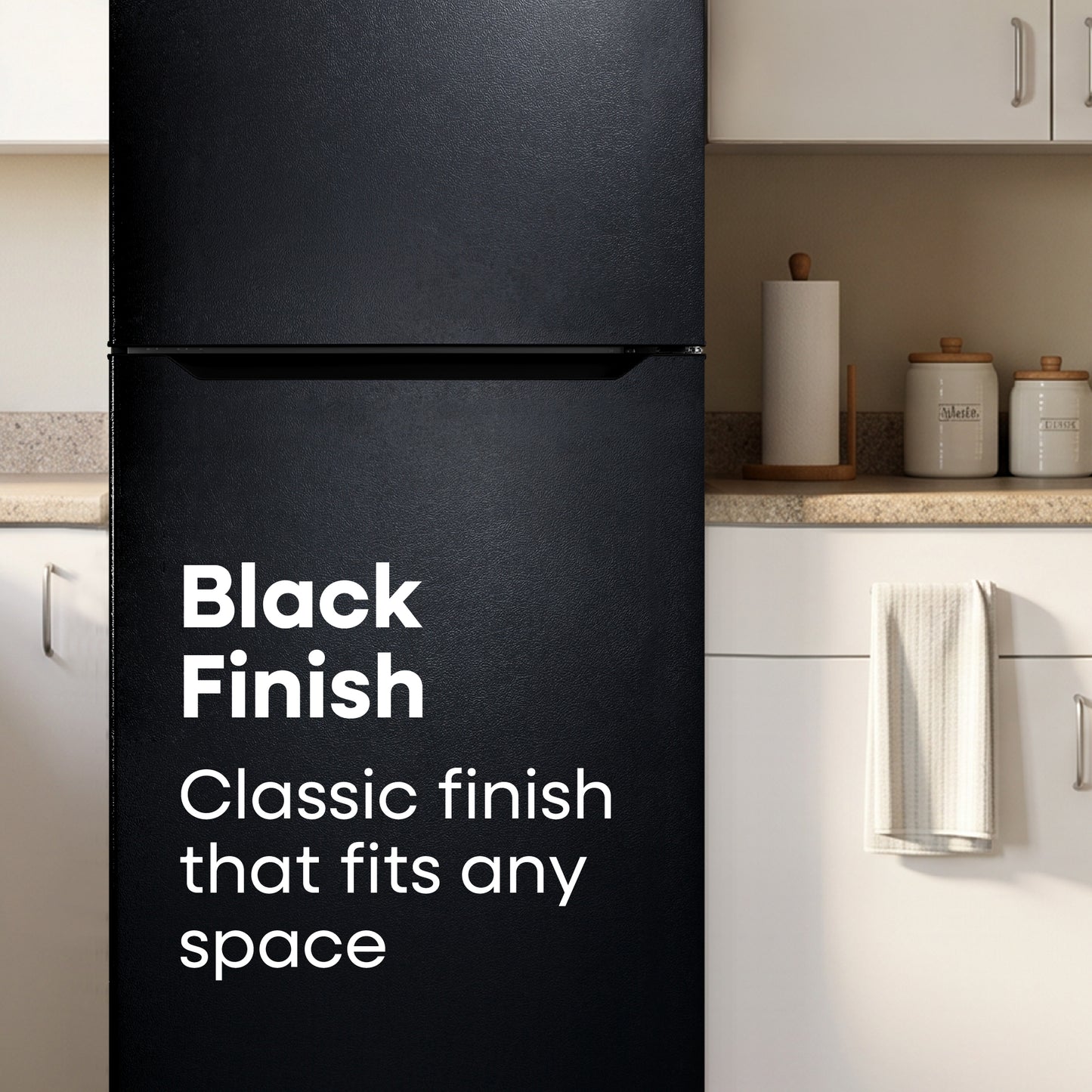 Element Electronics 20.5 cu. ft. Top Freezer Refrigerator - Black, ENERGY STAR (ERT21CSCB)