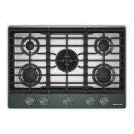 KitchenAid® 30 in. Gas Cooktop with 5 Burners and Integrated Wok Grate