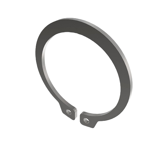 Metal external snap ring with holes for fastening, suited for John Deere parts and home improvement hardware under $50 collection