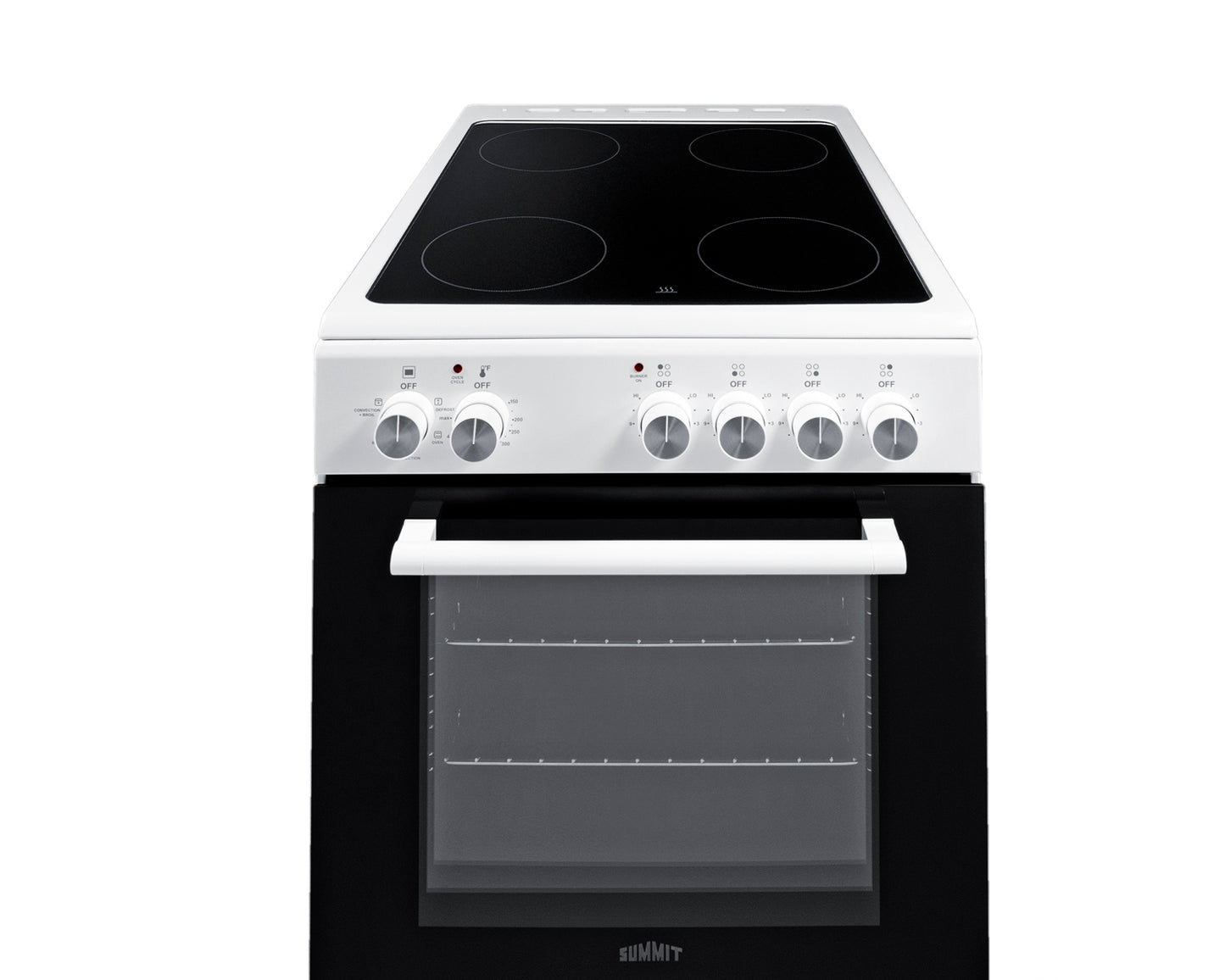 20" Wide Electric Smooth-Top Range