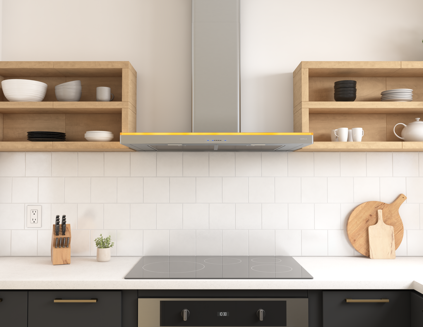 Luce Chimney Hood 30" LED 600 CFM ACT