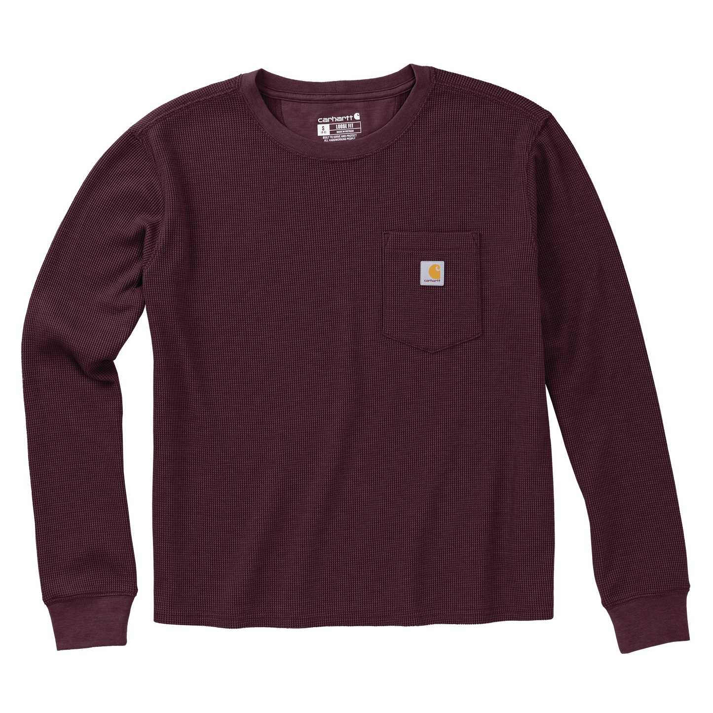 Carhartt Women's Waffle Knit Loose Long Sleeve T-Shirt