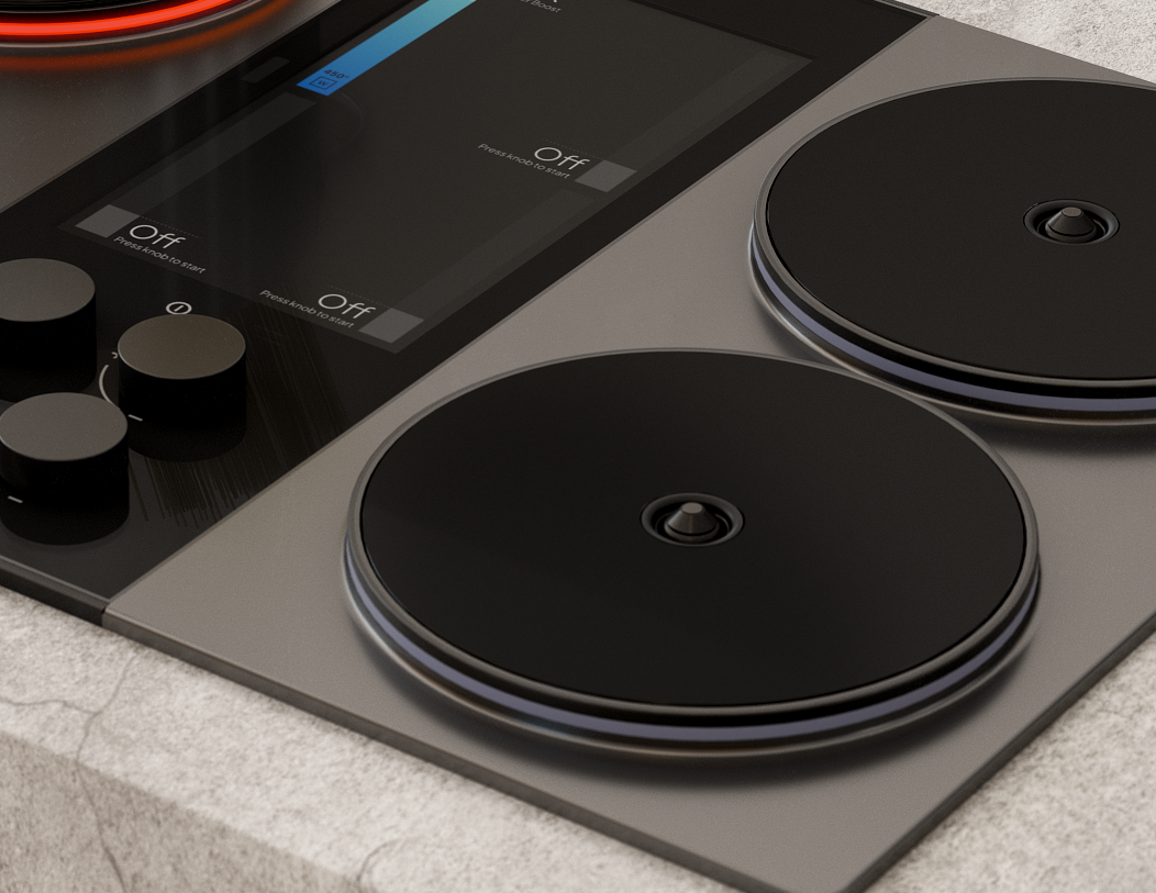 HyperCore Induction Cooktop, 36in, Charcoal, Requires Battery