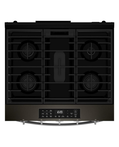 30-inch gas smart range cooktop with four burners and digital control panel in Ranges and Kitchen & Kitchenware collections