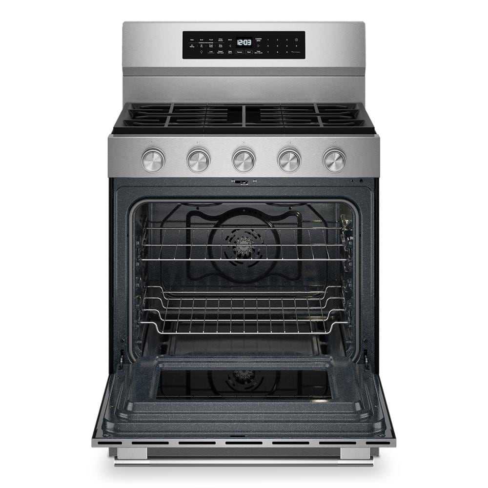 5.0 Cu. Ft. Smart Freestanding Gas Range with Convection Cooking Modes