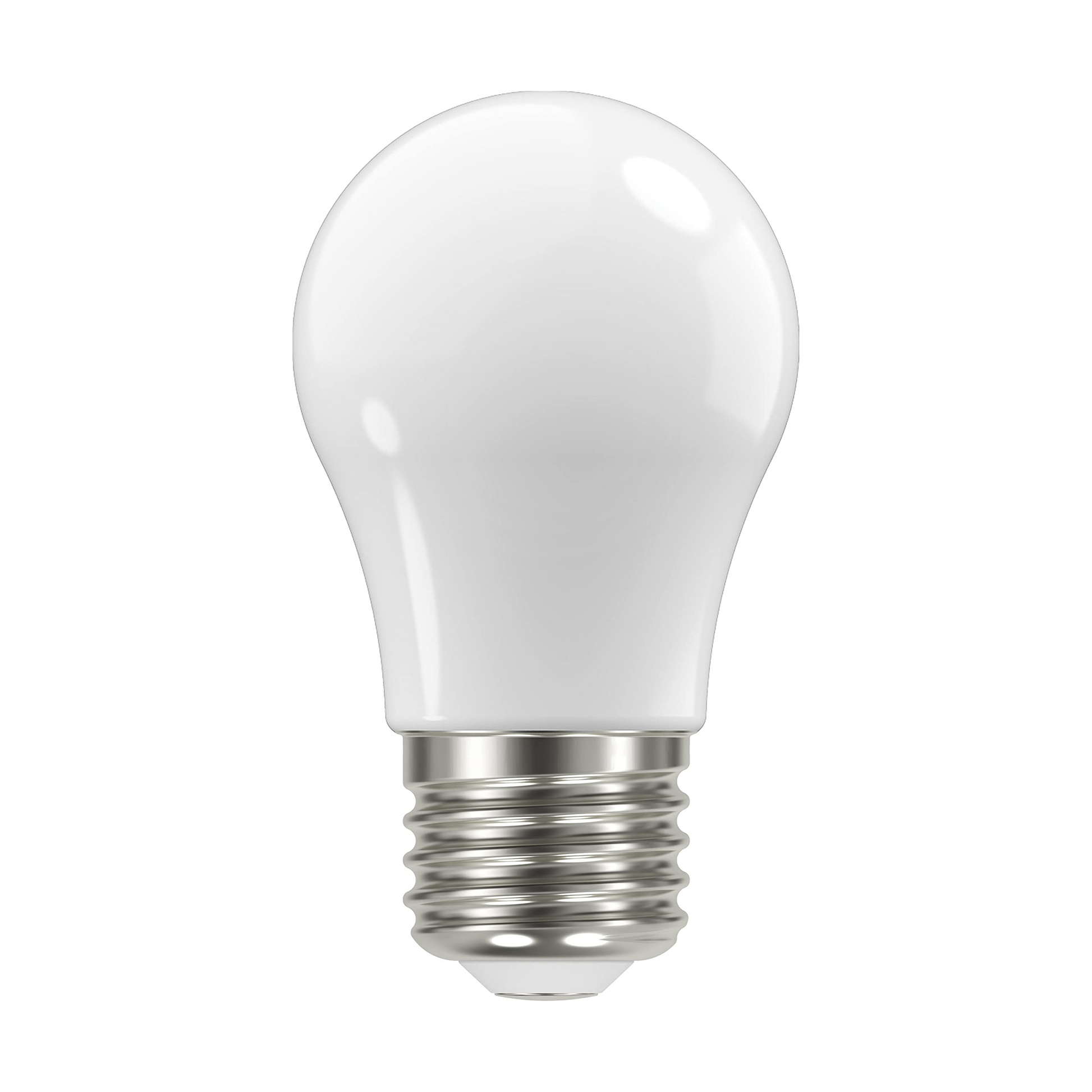 White LED light bulb with medium metal base designed for efficient home and appliance lighting solutions
