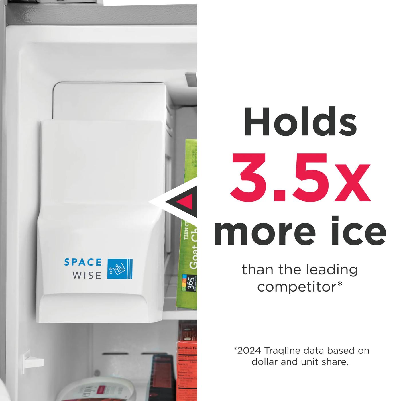 26 Cu. Ft. 36" Standard Depth Side by Side Refrigerator