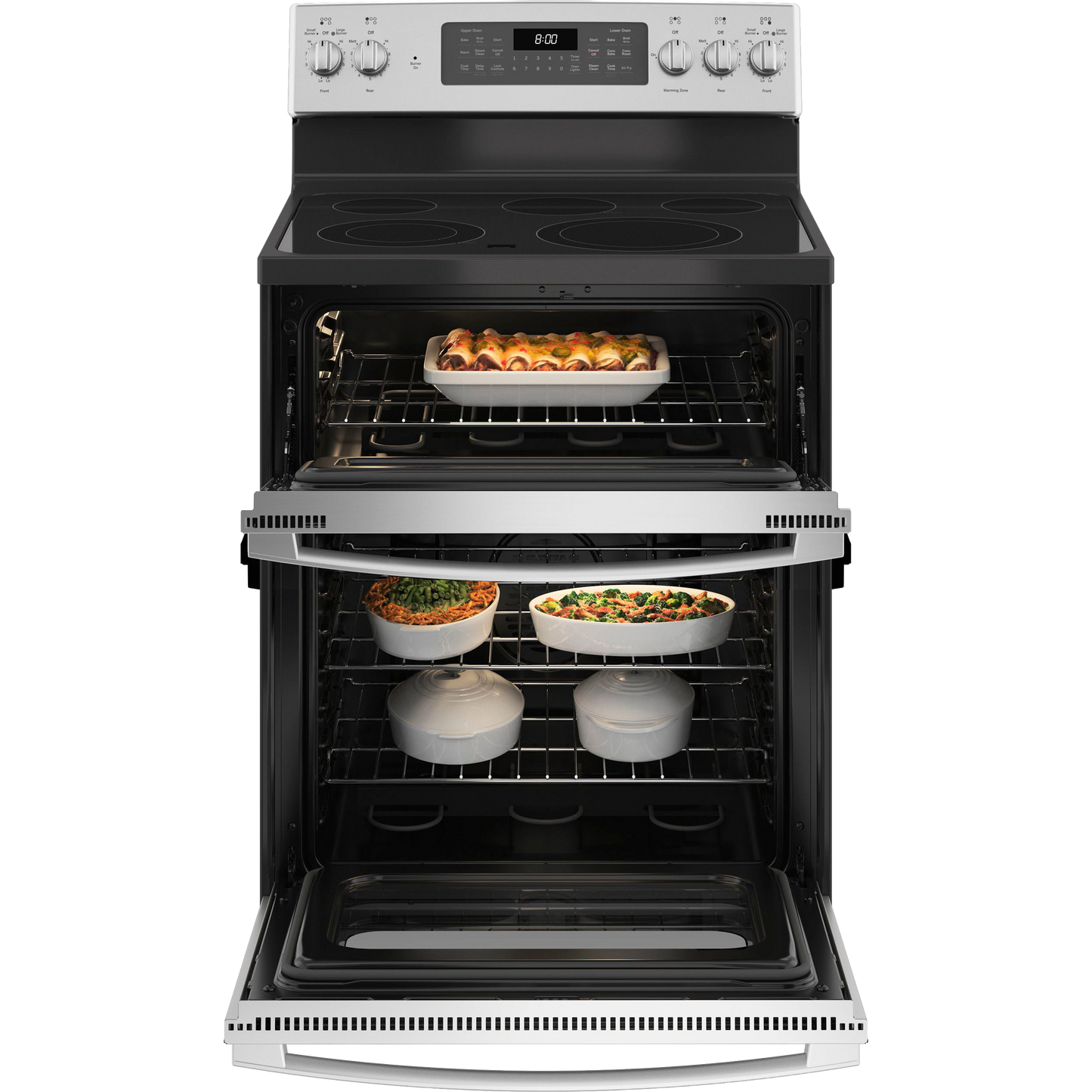 GE 30" Free-Standing Electric Double Oven Convection Range