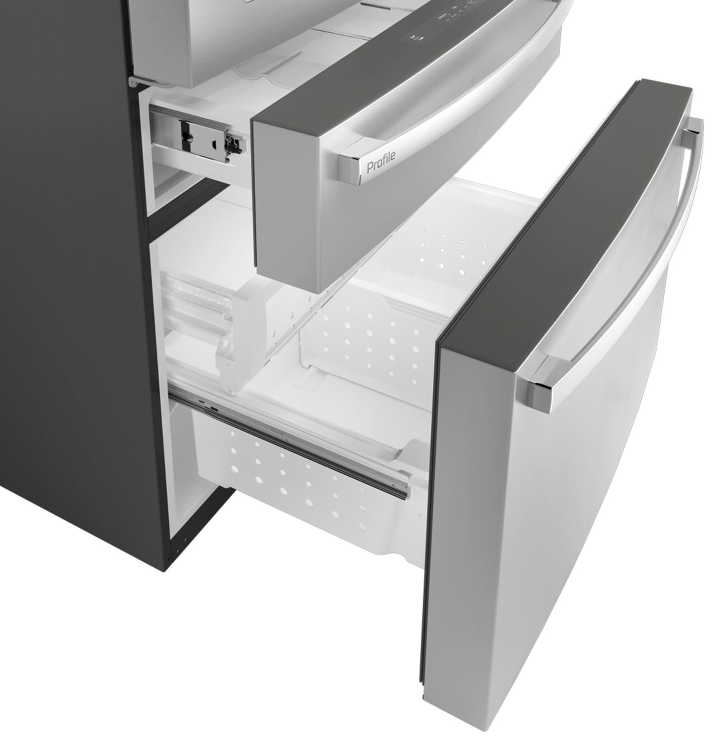 GE Profile™ ENERGY STAR® 27.9 Cu. Ft. Smart 4-Door French-Door Refrigerator with Kitchen Assistant™