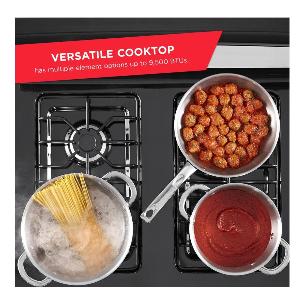 Amana® 30-inch Gas Range with Easy-Clean Glass Door