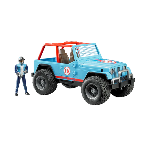 Bruder Jeep Cross Country Racer Blue w/ Driver Toy – Hartville