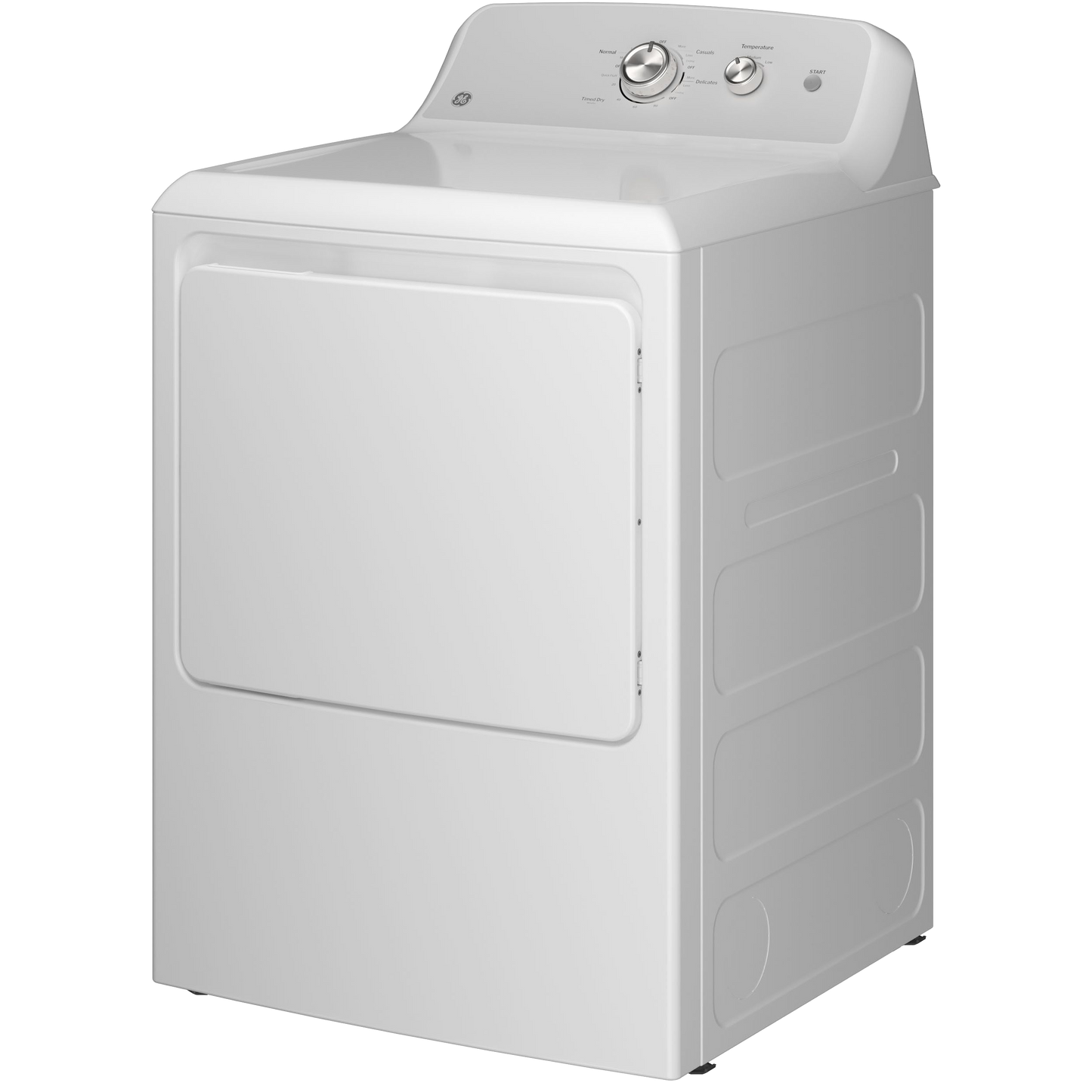 GE® 6.2 cu. ft. Capacity Electric Dryer with Up To 120 ft. Venting and Shallow Depth