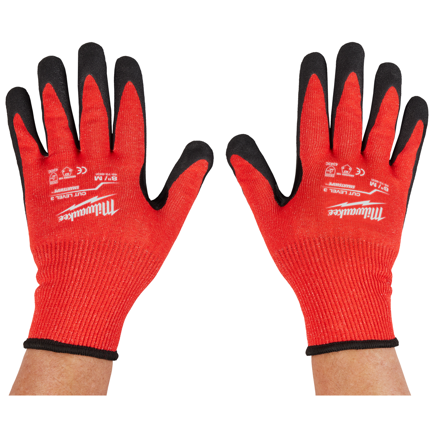 Milwaukee (1) Cut Level 3 Nitrile Dipped Gloves - M (48-73-8631)