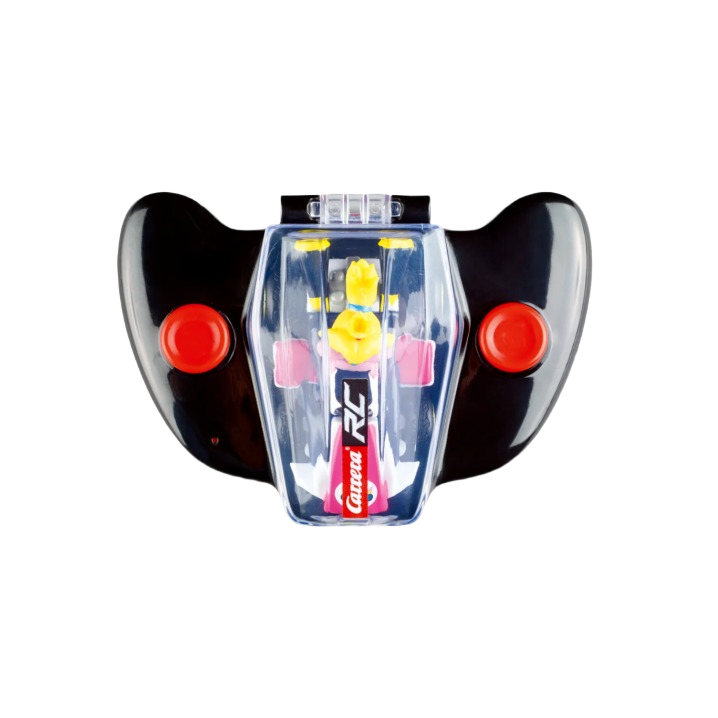 Compact black remote control with red buttons for Carrera Mario Kart™ mini racer in Vehicles & Toys collections under $50