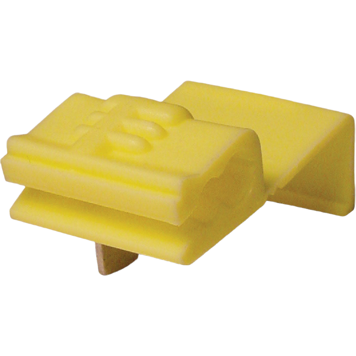 Yellow electrical tap splice connector for wire joining in Electrical and Home Improvement collections