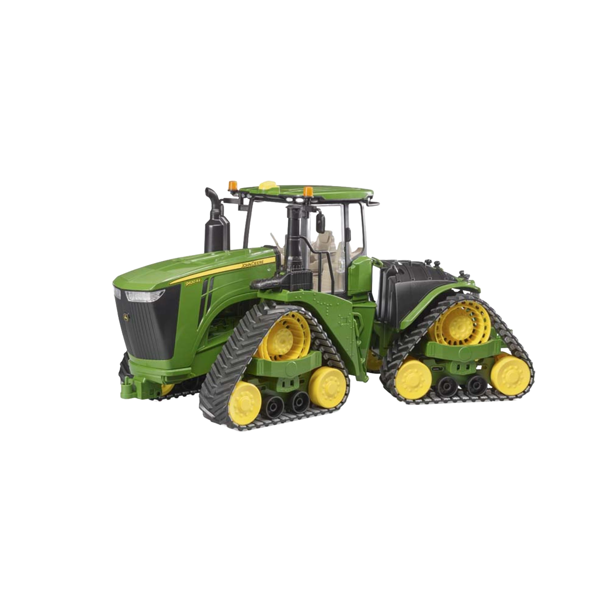 Green and yellow detailed crawler tractor toy with track belts from Bruder Toys in Vehicles & Remote Controlled Toys collection