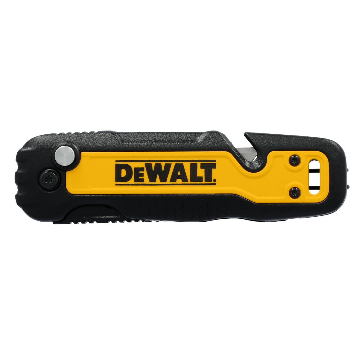 DEWALT Push and Flip Folding Utility Knife w/Storage