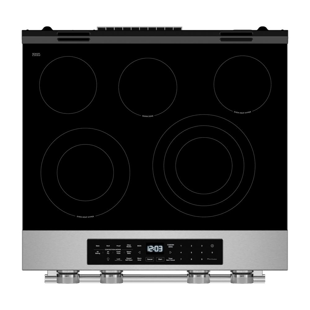 5.3 Cu. Ft. Smart Slide-in Electric Range with Two Even-Heat™ Hyper Elements and Convection Cooking Modes