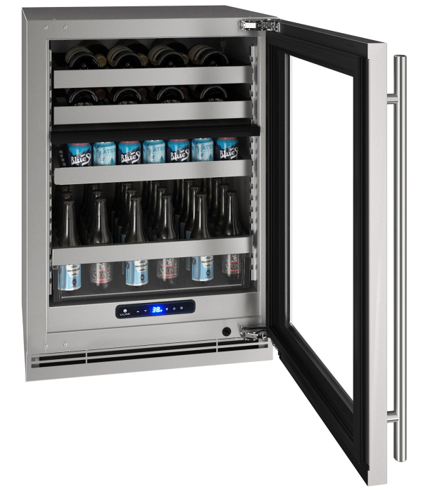 24" Dual-Zone Beverage Center
